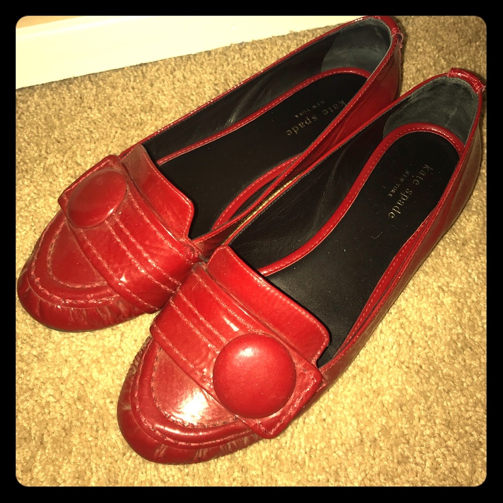 Kate Spade Red Flats